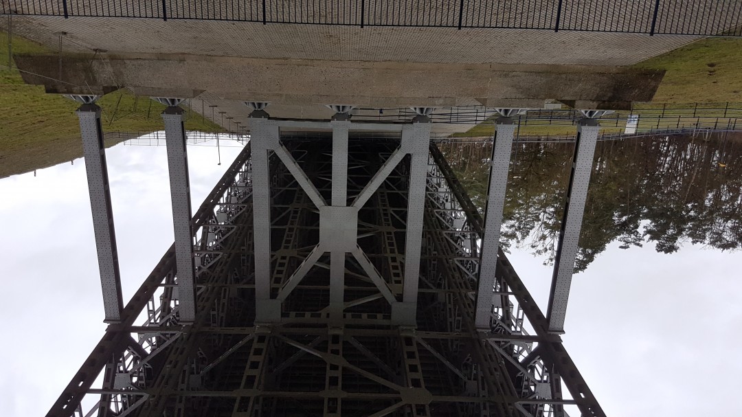 upside down